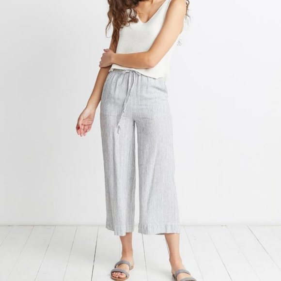 Marine Layer Aly Linen Blend Pant - Picture 3 of 12